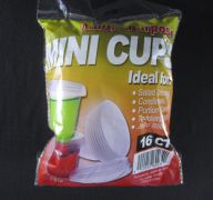 Plastic Portion Cups with Lids 16 Count  