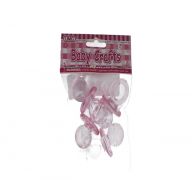 PINK PACIFIER 5 PACK  