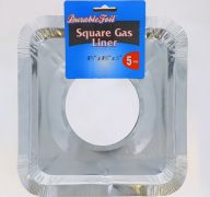 ALUMINUM GAS LINER SQUARE 5 PACK