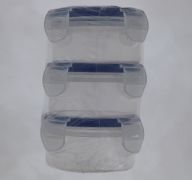 FOOD CONTAINER 3 PACK 4 INCH DIAMETER X 2 INCH HEIGHT