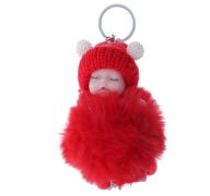 BABY FUR BALL KEYCHAIN