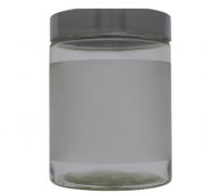MEDIUM GLASS STORAGE JAR WITH MATT FINISH