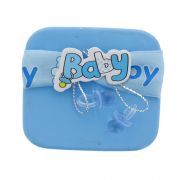 BABY TIN CAN FAVOR BOX BLUE