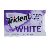 TRIDENT WHITE COOL RUSH GUM  