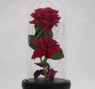 VALENTINES DAY LED ROSE 2 HEADS