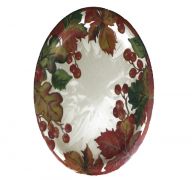 BERRY LEAVE FALL PLATE 9 INCH 8 PACK
