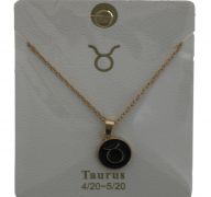 TAURUS GOLD-SILVER NECKLACE LETTER NECKLACE