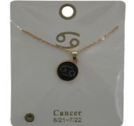 CANCER GOLD-SILVER NECKLACE LETTER NECKLACE
