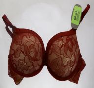 2.99 BURGUNDY LACE BRA