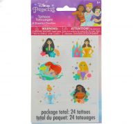 DISNEY PRINCESS TATTOOS 4 SHEETS
