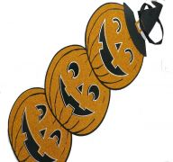 HALLOWEEN GLITTER HANGING DECORATION