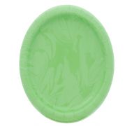 Lime Green 7 Inch Dessert Plates 20 Count. XXX