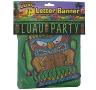 LUAU PARTY LETTER BANNER