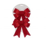 1.99 BOW RED 2PK 14X19CM