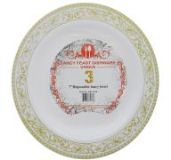 DISPOSABLE FANCY BOWL 7 INCH 3 PACK  