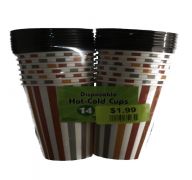 2.99 DISPOSABLE HOT COLD CUPS 16 FL OZ