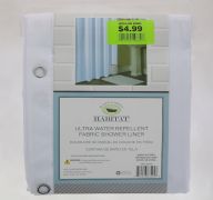 4.99 ULTRA WATER REPELLENT FABRIC SHOWER LINER
