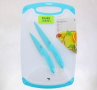 3.99 CUTTING BOARD WITH KNIFE