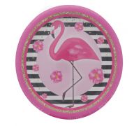 FLAMINGO PLATE 9 INCH 8 COUNT