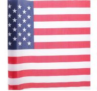 PATRIOTIC FLAG WITH STICK 12 INCH BY 18 INCH
