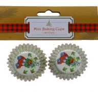 CHRISTMAS BAKING CUPS 100 PACK