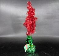 CHRISTMAS TREE TINSEL 12IN 5AST