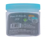 PLASTIC JAR 16.9 OZ ROUND