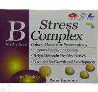 GSL STRESS B COMPLEX SUPPLEMENT 30 TABLETS