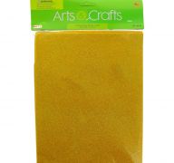 GLITTERED EVA SHEETS GOLD 20 X 30 CM X 2 MM