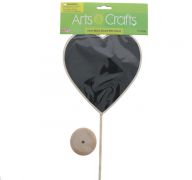 HEART BLACK BOARD WITH STAND XXX