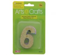 #6 GLITTER WOOD NUMBER XXX