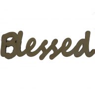 BLESSED WOODEN WORD  XXX