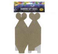 GOLD DIAMOND GIFT BOXES 2 COUNT