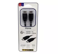 4.99 IHOME 6 FT HIGH SPEED HDMI CABLE 1.8 M