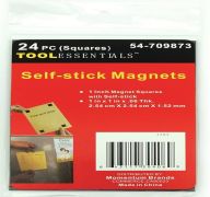 1.99 SELF STICK MAGNETS 24 PC SQUARES