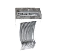 CLEAR MINI APPETIZER FORKS 20 COUNT