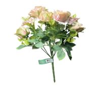 4.99 MEDIUM PINK AND WHITE ROSE BOUQUET