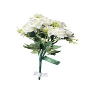 4.99 MEDIUM WHITE ROSE BOUQUET 