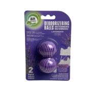 AIR FUSHION DEODORIZERING BALLS LAVENDER 2 PACK