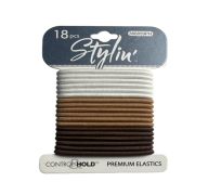 STYLIN PREMIUM ELASTICS 18 PCS