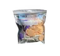 4.99 ASSORTED COSMETIC SPONGES 60 PCS