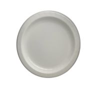 2.99 WHITE 8.5 INCH DINNER PLATE 20 COUNT