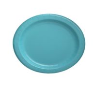 2.99 TEAL 8.5 INCH DINNER PLATE 20 COUNT