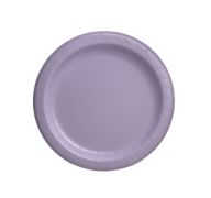 2.99 LAVENDER 8.5 INCH DINNER PLATE 20 COUNT