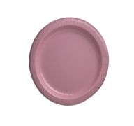 2.99 PINK 8.5 INCH DINNER PLATE 20 COUNT
