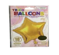 GOLD STAR 18 INCH BALLOON