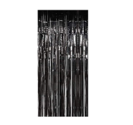 BLACK FOIL DOOR CURTAIN 