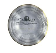 9.99 GOLD FANCY FEAST DISHWARE 7 INCH 30 PLATES