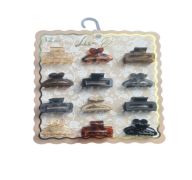 5.99 LISA MINI SMALL HAIR CLIPS 12 COUNT