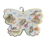 5.99 GOLD HAIR CLIPS 6 COUNT